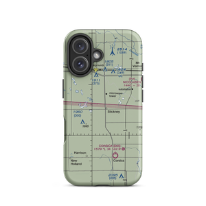 Livingston Airport (SD75) VFR Sectional  Tough iPhone Case