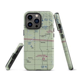 Livingston Airport (SD75) VFR Sectional  Tough iPhone Case
