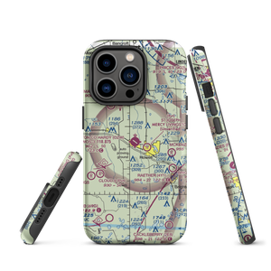 Livingston County Spencer J. Hardy Airport (OZW) VFR Sectional  Tough iPhone Case