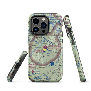 Livingston Municipal Airport (8A3) VFR Sectional  Tough iPhone Case