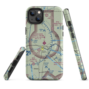 Llano Municipal Airport (AQO) VFR Sectional  Tough iPhone Case