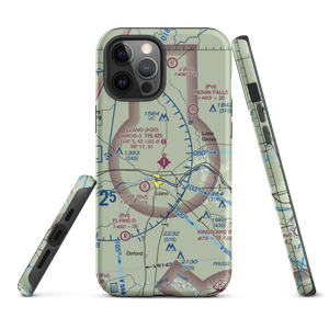 Llano Municipal Airport (AQO) VFR Sectional  Tough iPhone Case