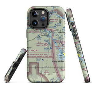 Lobo Mountain Ranch Airport (TE21) VFR Sectional  Tough iPhone Case