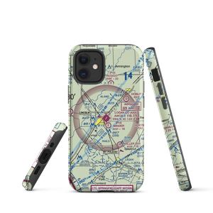 Logan County Airport (AAA) VFR Sectional  Tough iPhone Case