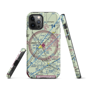 Logan County Airport (AAA) VFR Sectional  Tough iPhone Case