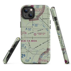 Logsdon Ranch Airport (OK43) VFR Sectional  Tough iPhone Case