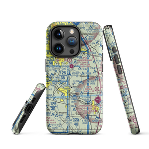 Lola Landing Airport (36GA) VFR Sectional  Tough iPhone Case