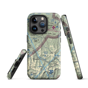 Lollars Creek Farm Airport (AR27) VFR Sectional  Tough iPhone Case