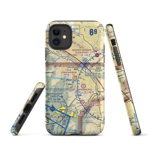 Loma Madera Ranch Airport (25CA) VFR Sectional  Tough iPhone Case