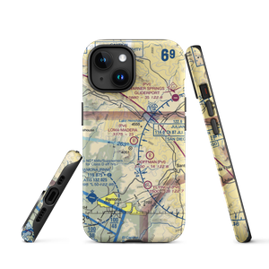Loma Madera Ranch Airport (25CA) VFR Sectional  Tough iPhone Case