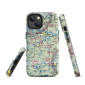 Lone Hickory Airport (80C) VFR Sectional  Tough iPhone Case