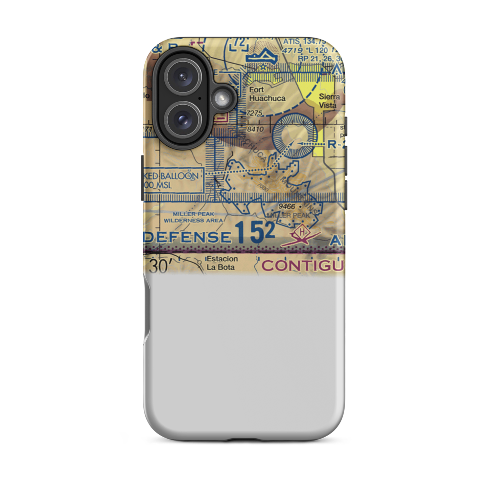 Lone Mountain International Airport (AZ74) VFR Sectional  Tough iPhone Case iPhone 16 Plus model shown