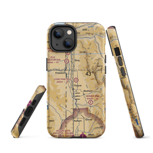 Lone Pine Flying Ranch Airport (WY64) VFR Sectional  Tough iPhone Case