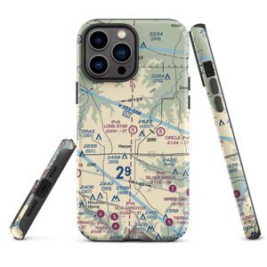 Lone Star Flying Service Airport (XA41) VFR Sectional  Tough iPhone Case