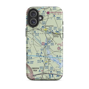 Lone Star Steel Company Airport (4TE0) VFR Sectional  Tough iPhone Case