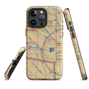 Lone Tree Ranch Airport (35CO) VFR Sectional  Tough iPhone Case