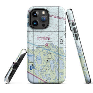 Lonely Air Station (AK71) VFR Sectional  Tough iPhone Case