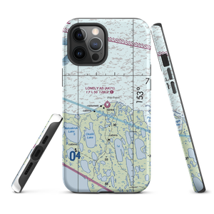 Lonely Air Station (AK71) VFR Sectional  Tough iPhone Case