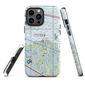 Lonely Air Station (LNI) VFR Sectional  Tough iPhone Case