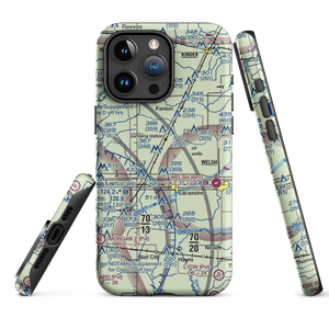 Lonesome Dove Airfield (0LS8) VFR Sectional  Tough iPhone Case