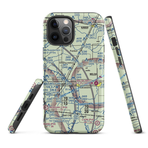 Lonesome Dove Airfield (0LS8) VFR Sectional  Tough iPhone Case