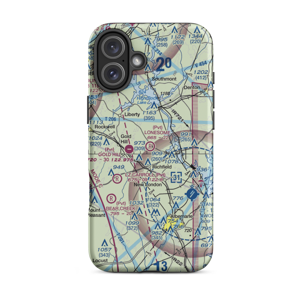 Lonesome Field (1NC8) VFR Sectional  Tough iPhone Case iPhone 16 Plus model shown