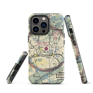 Lonesome Pine Airport (LNP) VFR Sectional  Tough iPhone Case