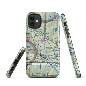 Lonesome Sky Airport (MO24) VFR Sectional  Tough iPhone Case