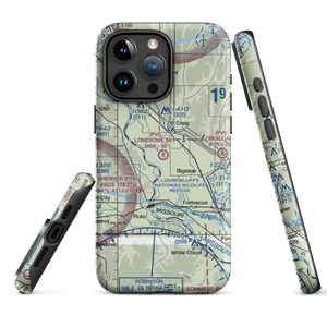 Lonesome Sky Airport (MO24) VFR Sectional  Tough iPhone Case