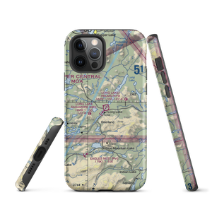 Long Lake /Helms Seaplane Base (NY9) VFR Sectional  Tough iPhone Case