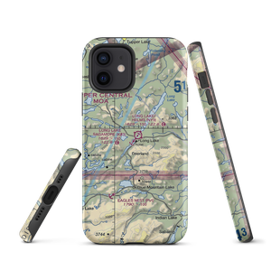 Long Lake Sagamore Seaplane Base & Marina (K03) VFR Sectional  Tough iPhone Case