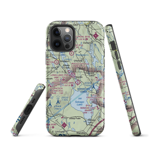 Long Lake Seaplane Base (76B) VFR Sectional  Tough iPhone Case