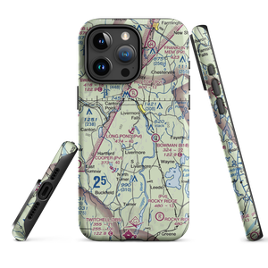 Long Pond Seaplane Base (77ME) VFR Sectional  Tough iPhone Case