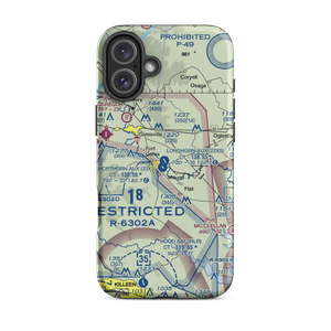 Longhorn Aux Landing Strip (22XS) VFR Sectional  Tough iPhone Case