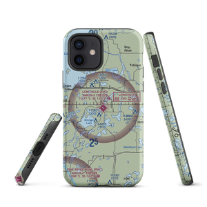 Longville Municipal Airport (XVG) VFR Sectional  Tough iPhone Case