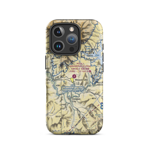 Lonnie Pool Field Weaverville Airport (O54) VFR Sectional  Tough iPhone Case