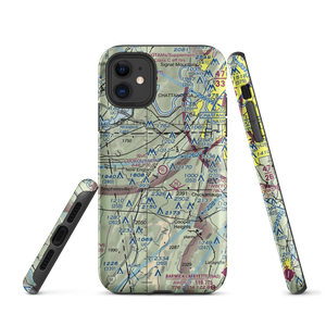 Lookout Mountain Airport (0GE3) VFR Sectional  Tough iPhone Case