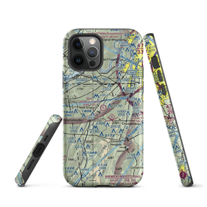 Lookout Mountain Airport (0GE3) VFR Sectional  Tough iPhone Case