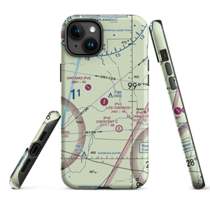 Los Cuernos Ranch Airport (XA08) VFR Sectional  Tough iPhone Case