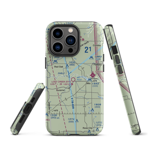 Lost Creek Airport (5Y4) VFR Sectional  Tough iPhone Case