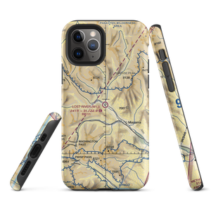 Lost River Airport (W12) VFR Sectional  Tough iPhone Case