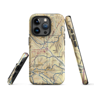 Lost River Airport (W12) VFR Sectional  Tough iPhone Case