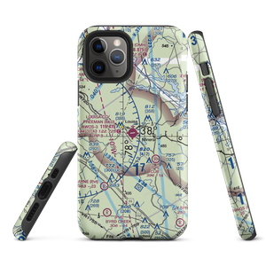 Louisa County Airport/Freeman Field (LKU) VFR Sectional  Tough iPhone Case