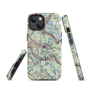 Louisa County Airport/Freeman Field (LKU) VFR Sectional  Tough iPhone Case