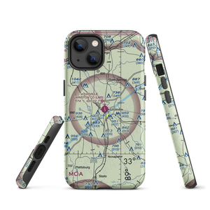 Louisville Winston County Airport (LMS) VFR Sectional  Tough iPhone Case