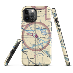 Loup City Municipal Airport (0F4) VFR Sectional  Tough iPhone Case