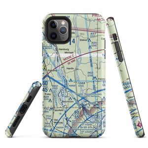 Low and Slow Airport (2IL6) VFR Sectional  Tough iPhone Case