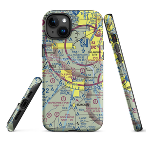 Low Pass Airport (4OK4) VFR Sectional  Tough iPhone Case