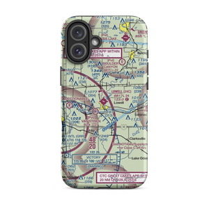 Lowell City Airport (24C) VFR Sectional  Tough iPhone Case