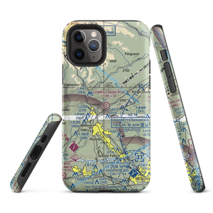 Lower Creek Airport (NC27) VFR Sectional  Tough iPhone Case